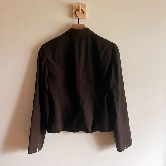 (Sold) Lafayette 148 Wool Button Down Blazer Size 6 - Picture 6 of 8